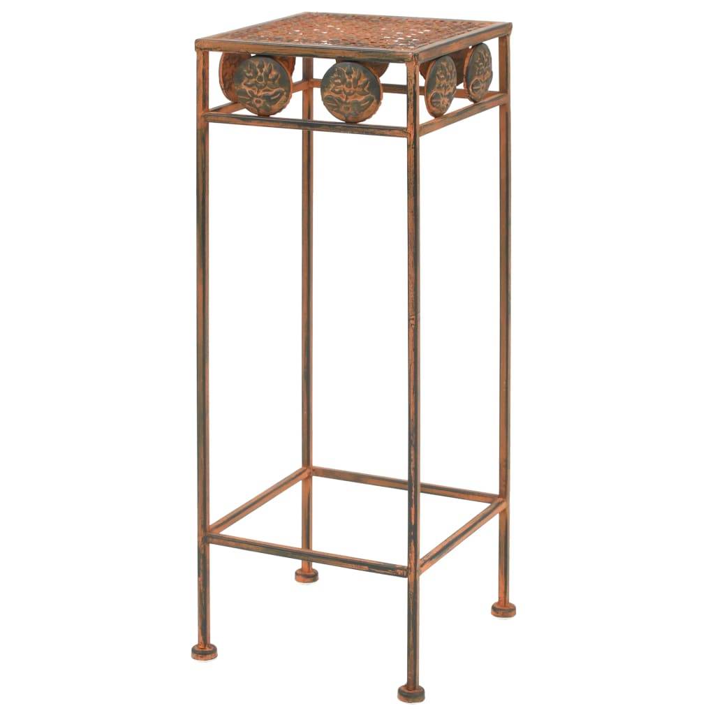 Set de 3 Porte-Plantes Gigognes en Métal Style Vintage pour Jardin et Intérieur Rouillé – ComfortXL Outdoor Living - Image 2