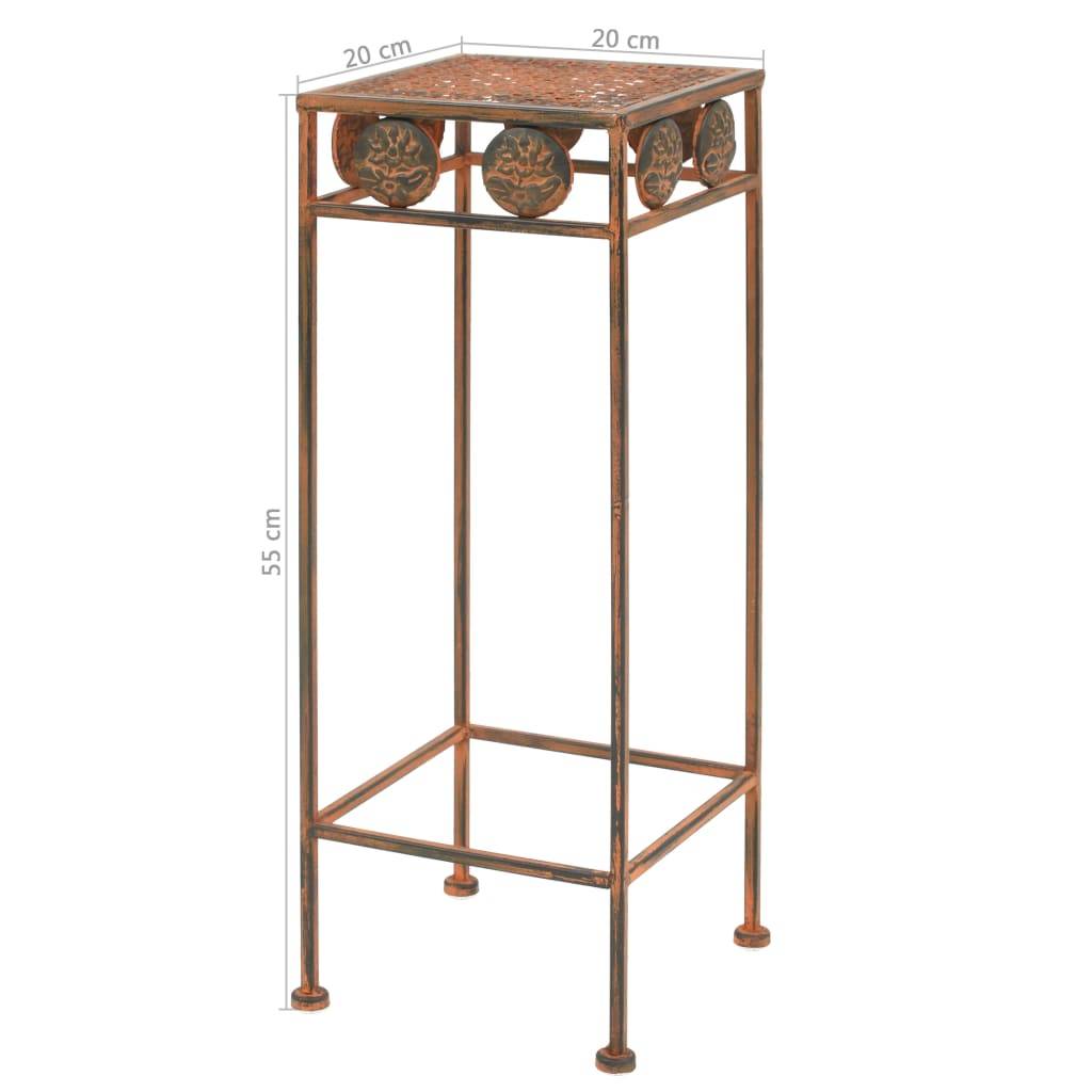 Set de 3 Porte-Plantes Gigognes en Métal Style Vintage pour Jardin et Intérieur Rouillé – ComfortXL Outdoor Living - Image 8