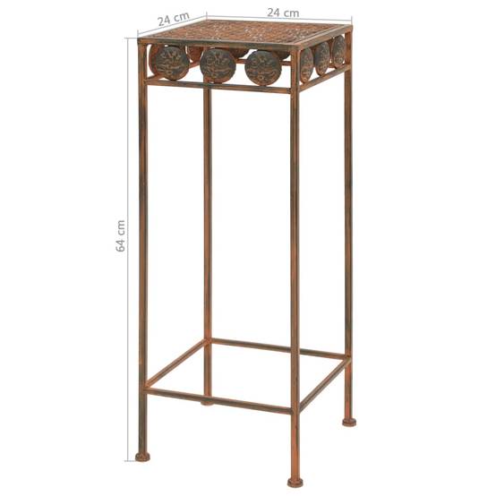Set de 3 Porte-Plantes Gigognes en Métal Style Vintage pour Jardin et Intérieur Rouillé – ComfortXL Outdoor Living - Image 9
