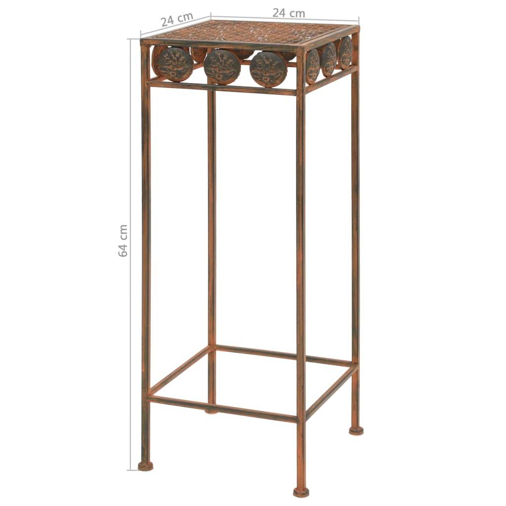 Set de 3 Porte-Plantes Gigognes en Métal Style Vintage pour Jardin et Intérieur Rouillé – ComfortXL Outdoor Living - Image 9