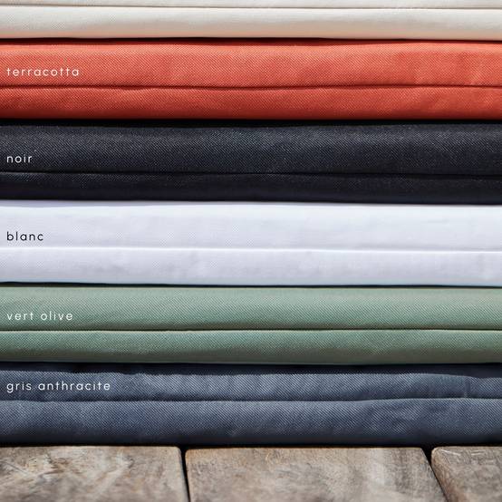 Home Maison - Matelas Bain de soleil extérieur imperméable MINORQUE - HOME MAISON - Polyester - Noir - Imagen 2