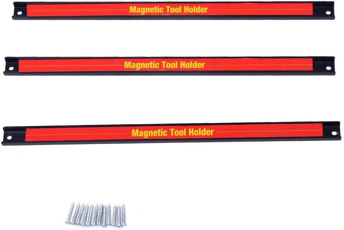 Lot de 3 Barres magnétiques Professionnelles Porte Outil  Charge max. 10 KG - Imagen 2