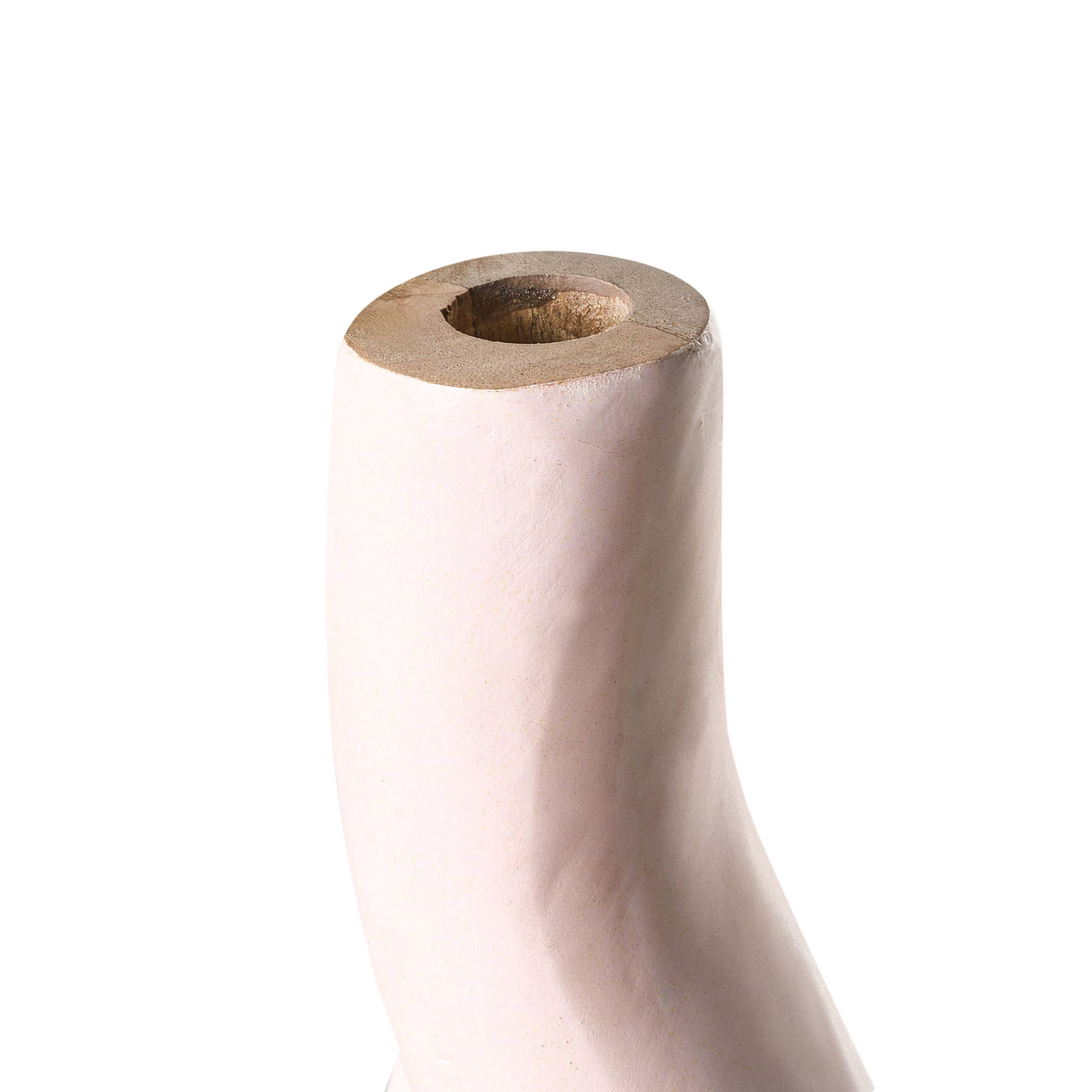Beliani - Vase décoratif Manguier Noir/beige LAGOS - 10x8x40- Beliani - Image 6