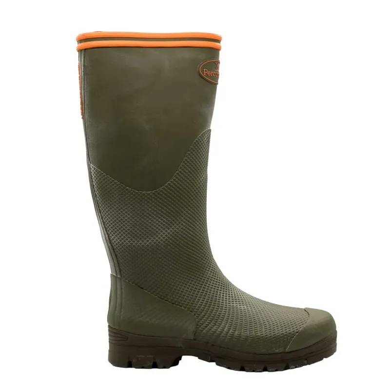 Bottes Percussion Stronger antidérapantes caoutchouc jersey Kaki Percussion - Image 7