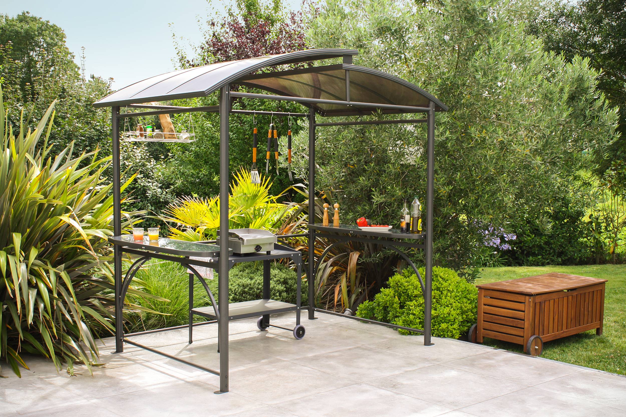 Dcb Garden - Abri jardin aluminium polycarbonate - DCB GARDEN - Image 1