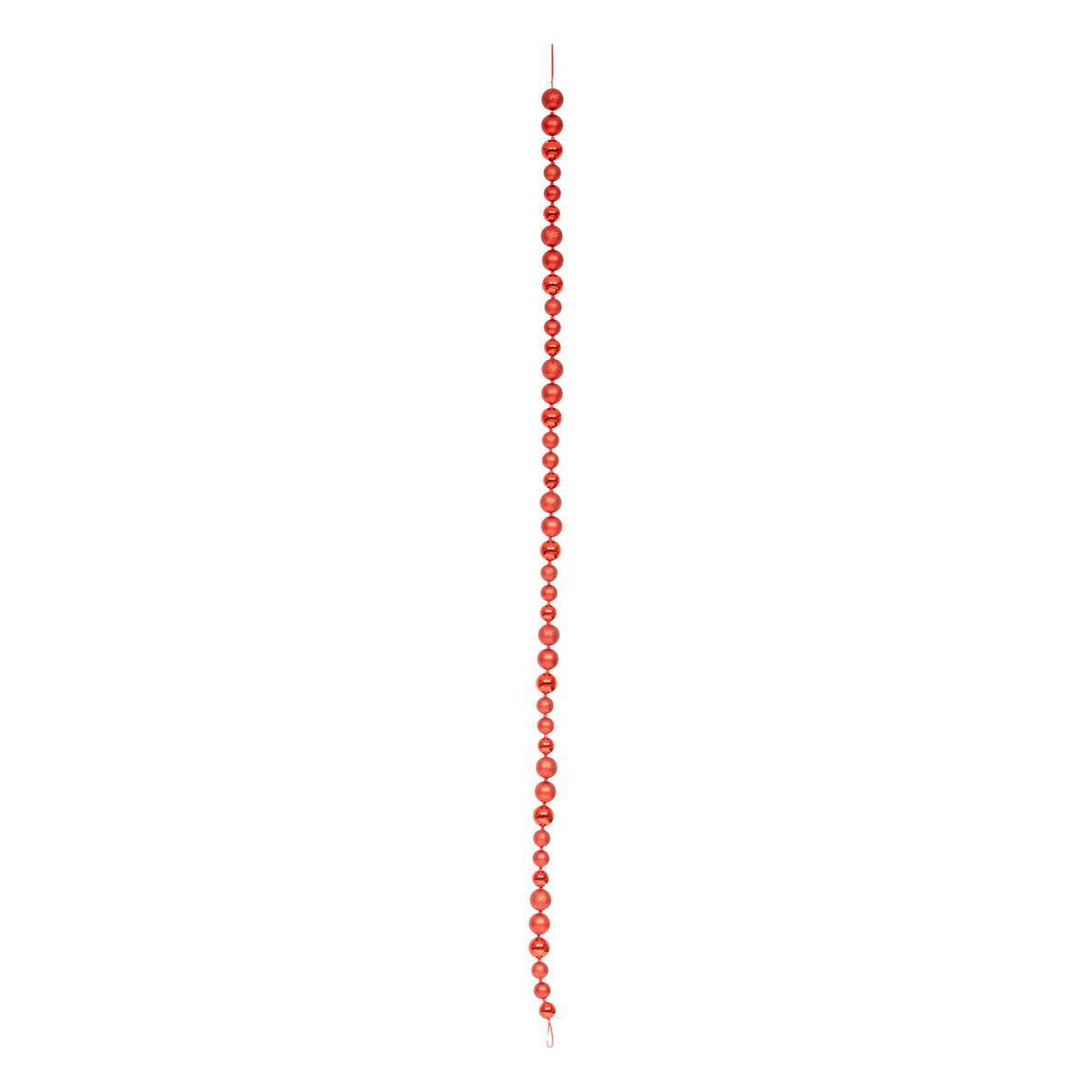 Atmosphera - Guirlande boules 2m rouge - Atmosphera Créateur d'intérieur - Image 3
