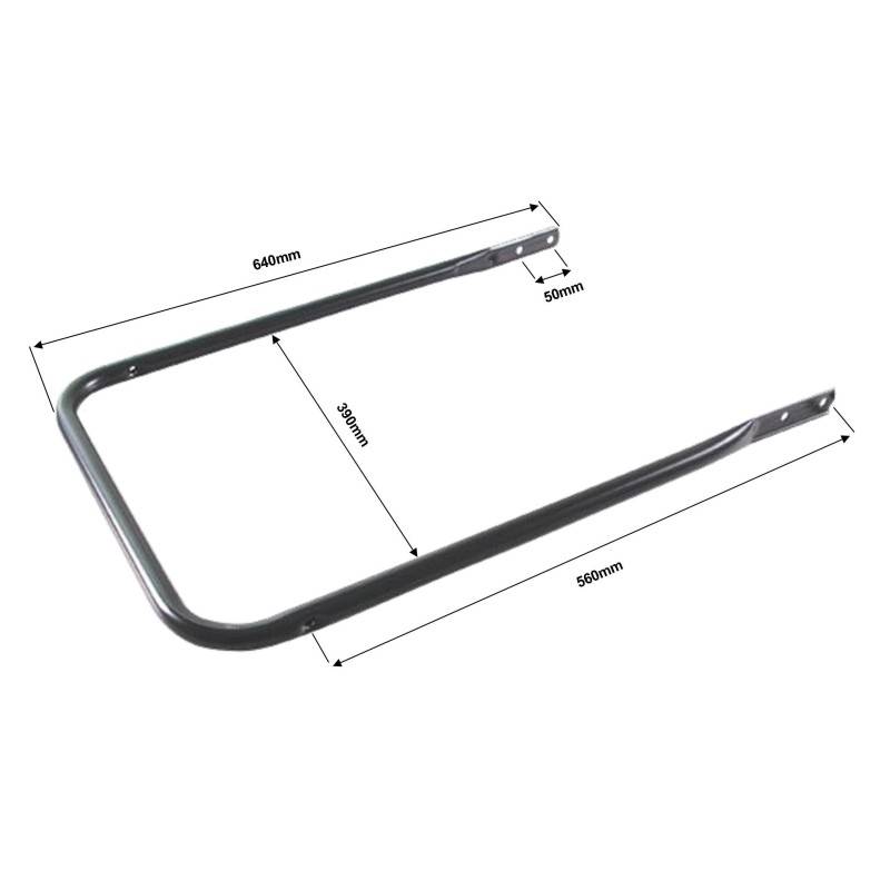 Guidon inférieur tondeuse Performance Power GGP - 381006512/0 - Image 2