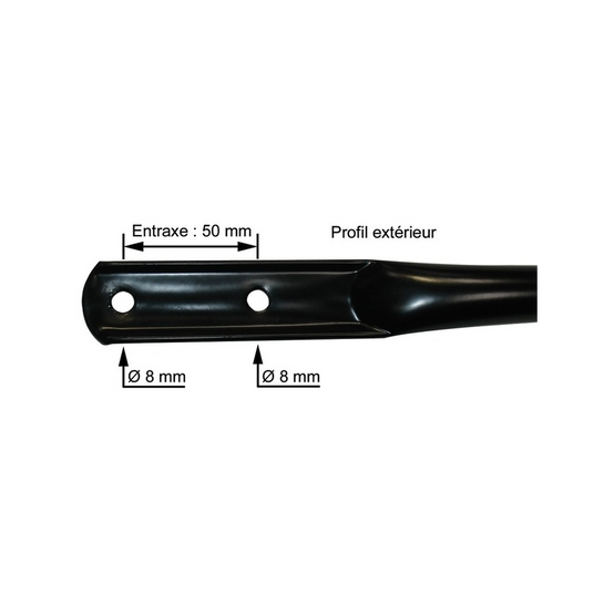 Guidon inférieur tondeuse Performance Power GGP - 381006512/0 - Image 3