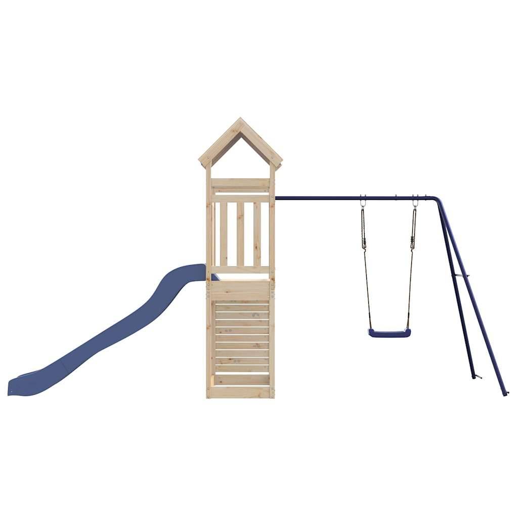 Aire de jeux d'extérieur - Jeu Plein air enfant bois de pin massif-JU1508 - Image 7
