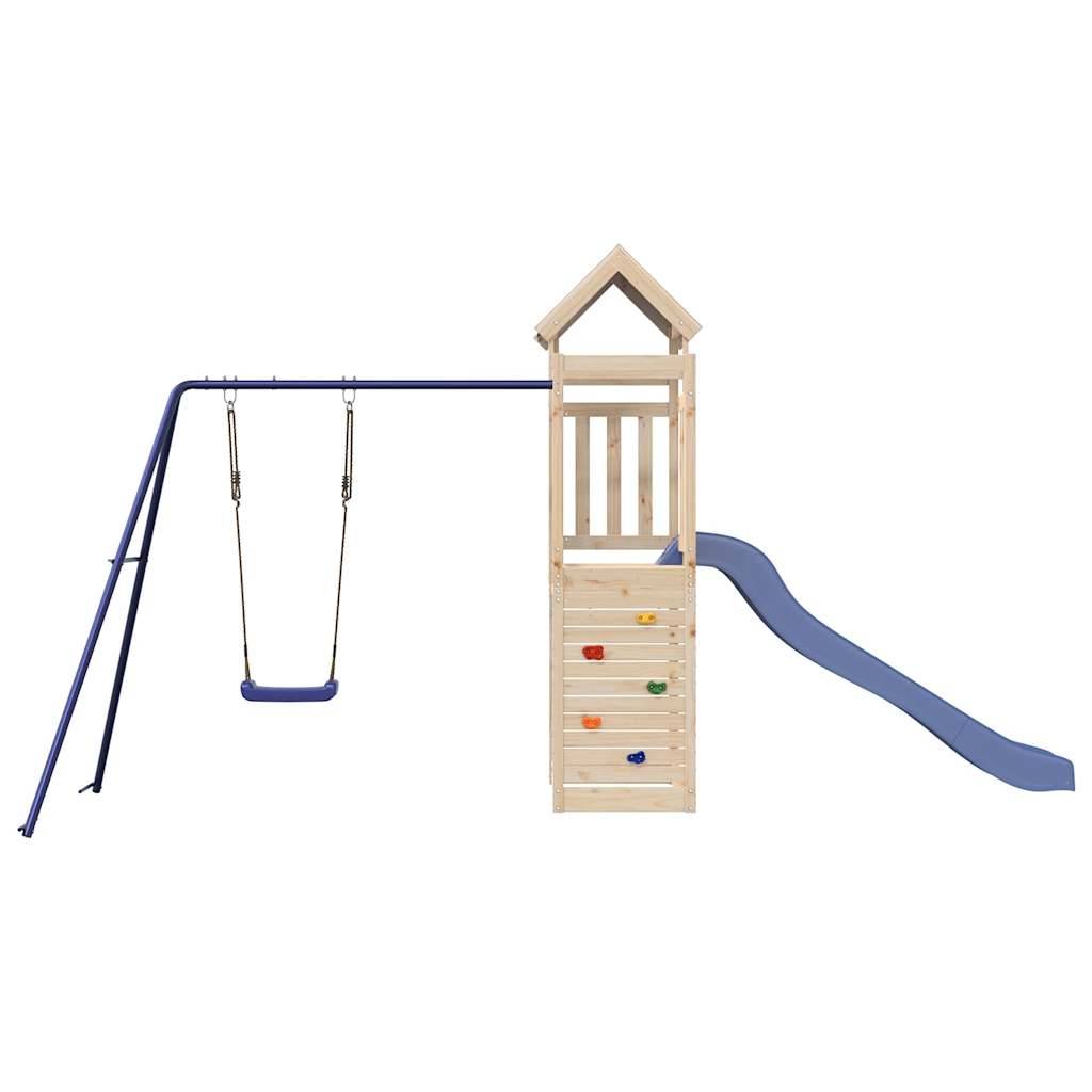 Aire de jeux d'extérieur - Jeu Plein air enfant bois de pin massif-JU1508 - Image 3
