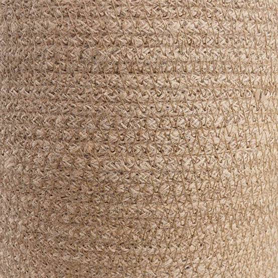 Ensemble de 2 pots à plantes jute naturel 28 x 28 x 28 cm, Poids:1.66kg - PANGIVO - Image 5