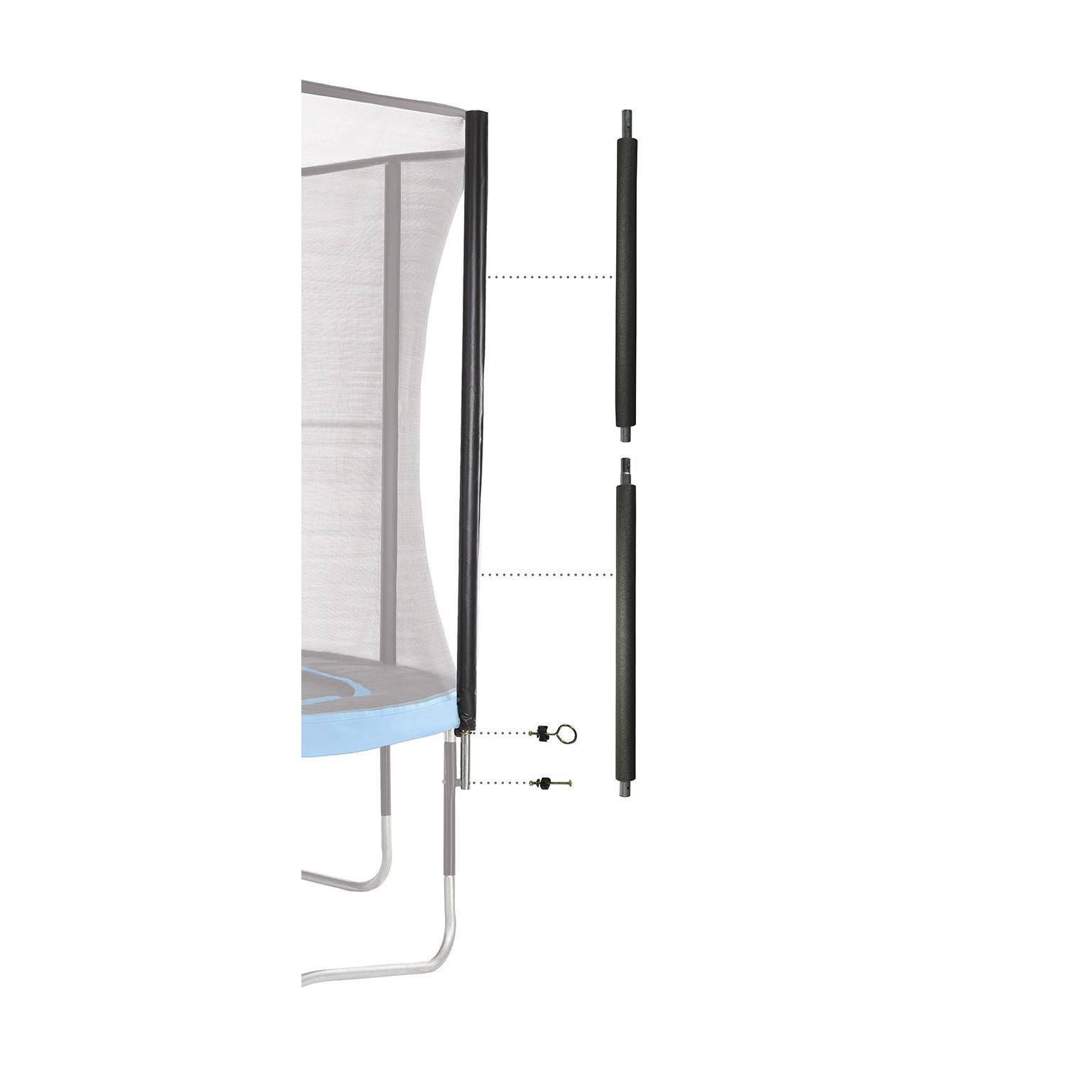 Kangui - Poteau de filet trampoline Ø32 mm Punchi - Hauteur filet 180 cm Kangui - Imagen 6