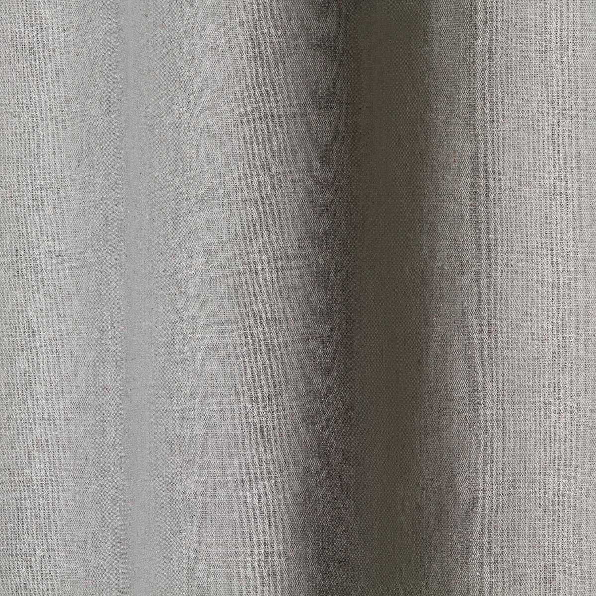 Atmosphera - Lot de 2 Rideaux à  œillets Tissu Panama Gris 140 x 260 cm - Imagen 3