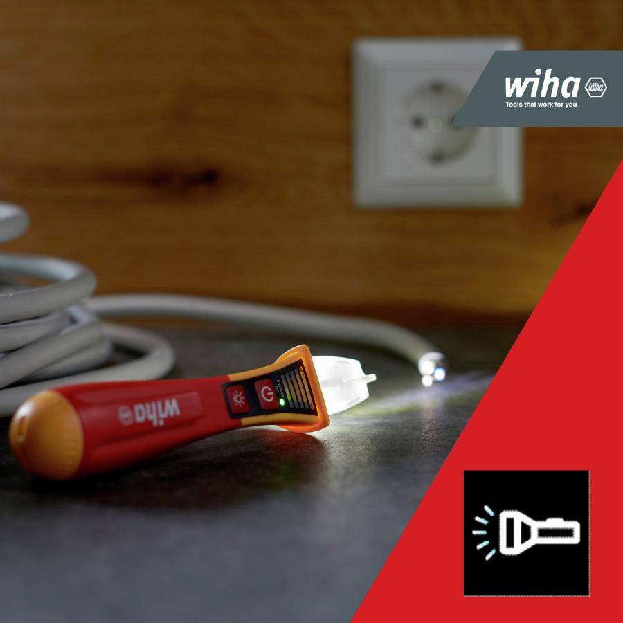 Détecteur de tension WIHA Volt Detector - Sans contact, unipolaire - 12 – 1 000 V AC - 43797 - Imagen 3