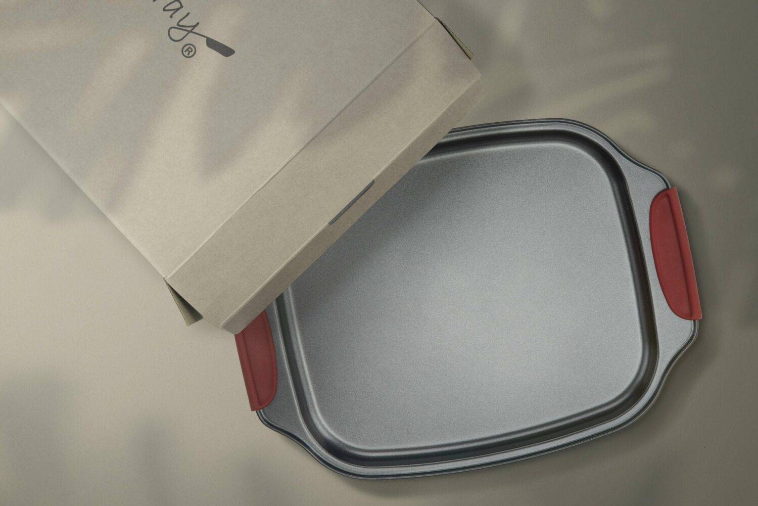 Plaque à biscuits avec revêtement anti-adhésif - 30 x 25,5 cm - Convient aux fours - Myway - Imagen 4