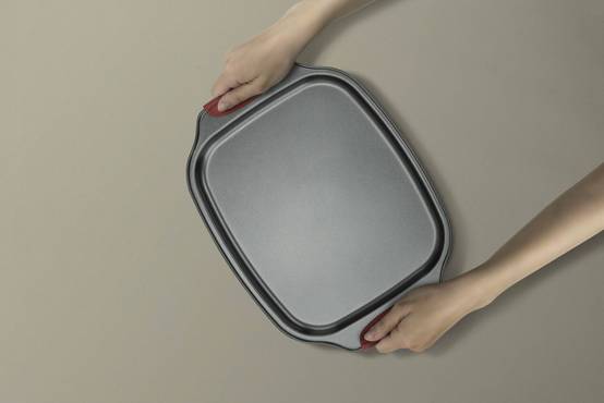 Plaque à biscuits avec revêtement anti-adhésif - 30 x 25,5 cm - Convient aux fours - Myway - Imagen 3