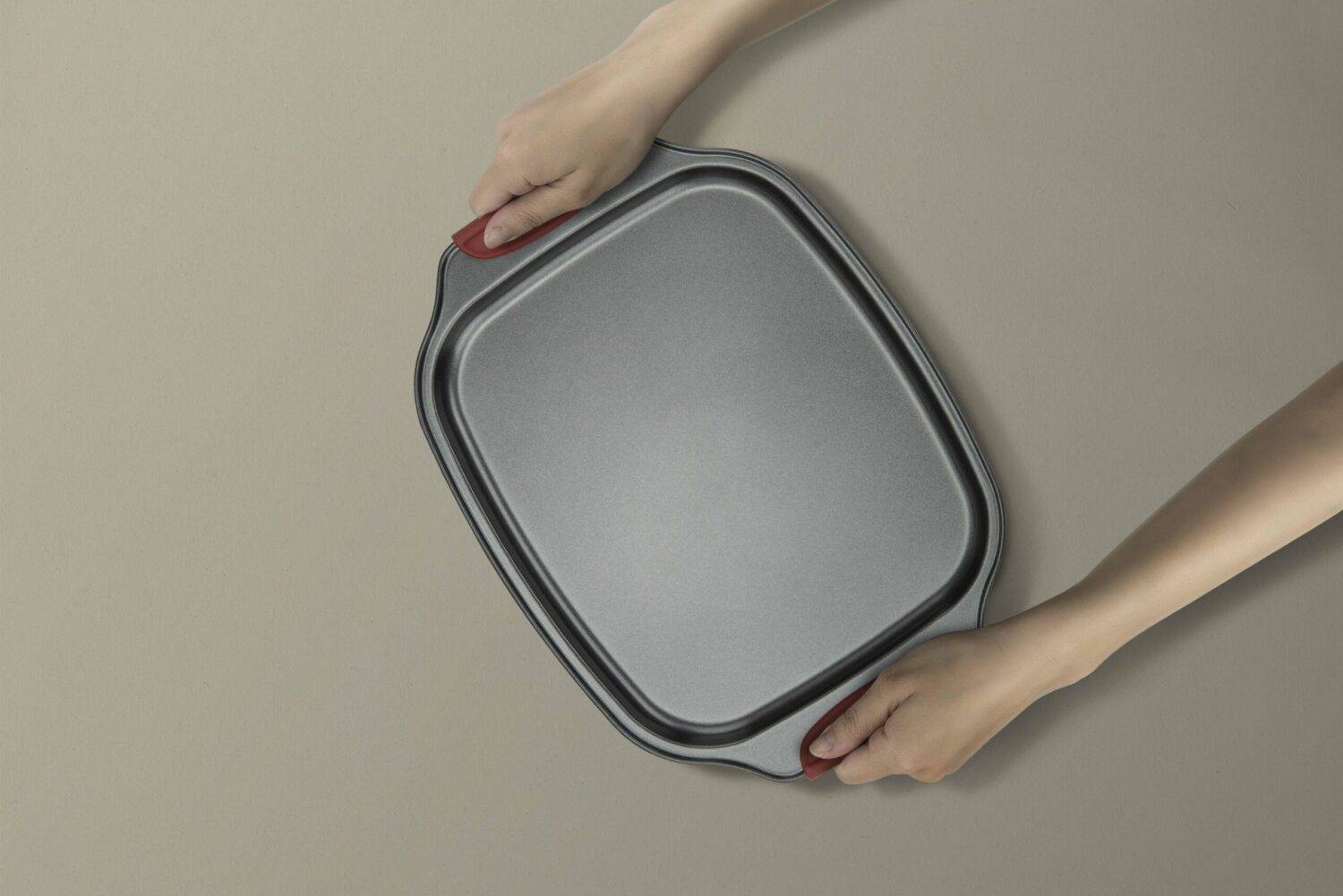 Plaque à biscuits avec revêtement anti-adhésif - 30 x 25,5 cm - Convient aux fours - Myway - Imagen 3