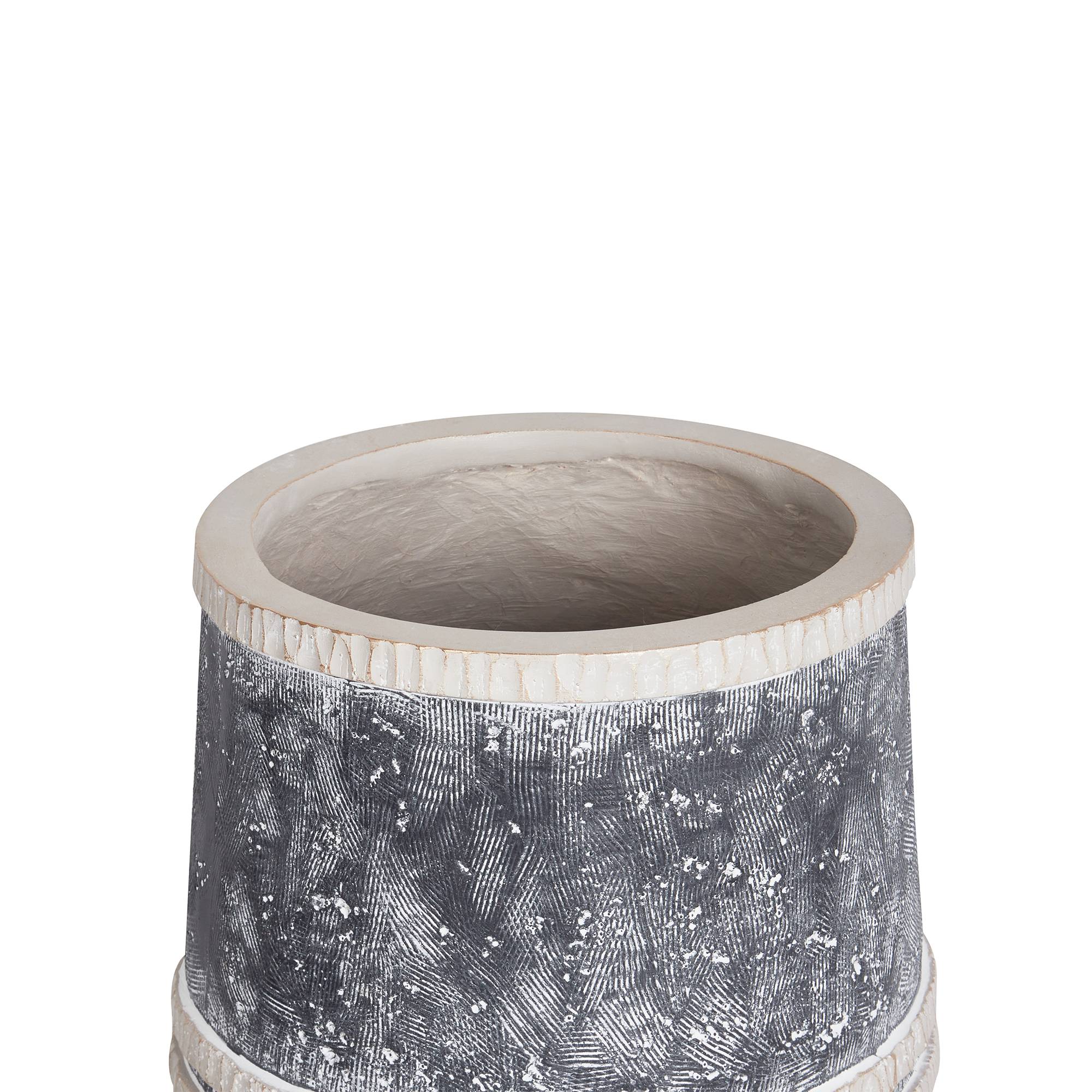 Beliani - Cache-pot d'extérieur Fibre d'argile Gris ARISAEMA - Beliani - Imagen 4