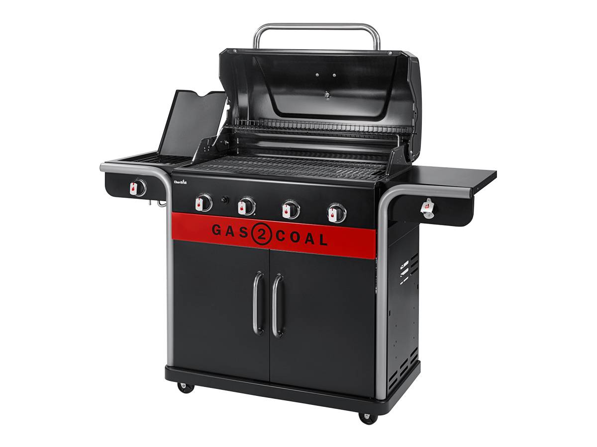 Char-broil - Barbecue à gaz et à charbon Gas2Coal 2.0 4B + Kit 3 ustensiles - Char-Broil - Imagen 3