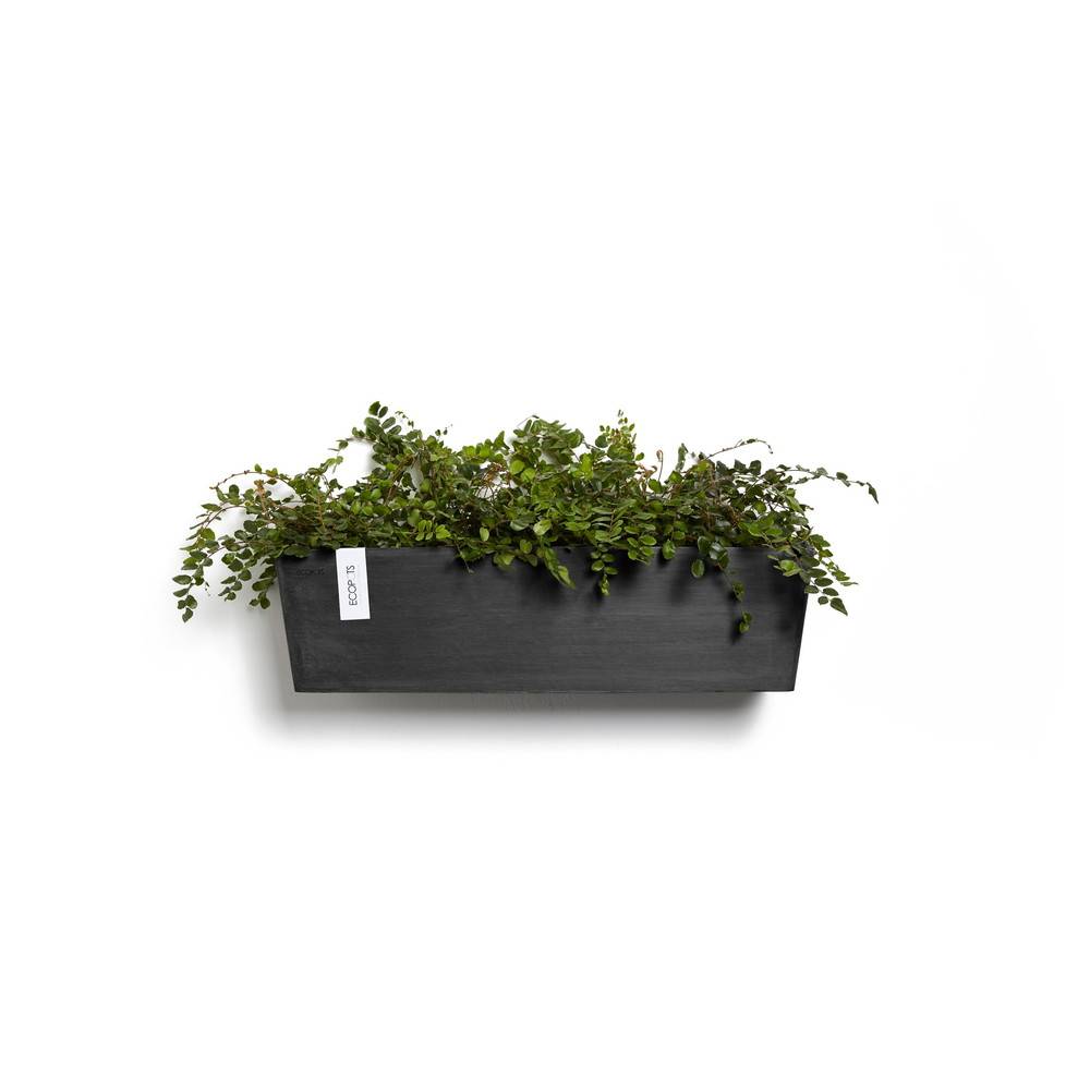 Ecopots - Pot suspension mural Manhattan Wall L Gris Foncé - 55 x 17,2 x H. 15 cm - 9,2 L ECOPOTS - Imagen 3