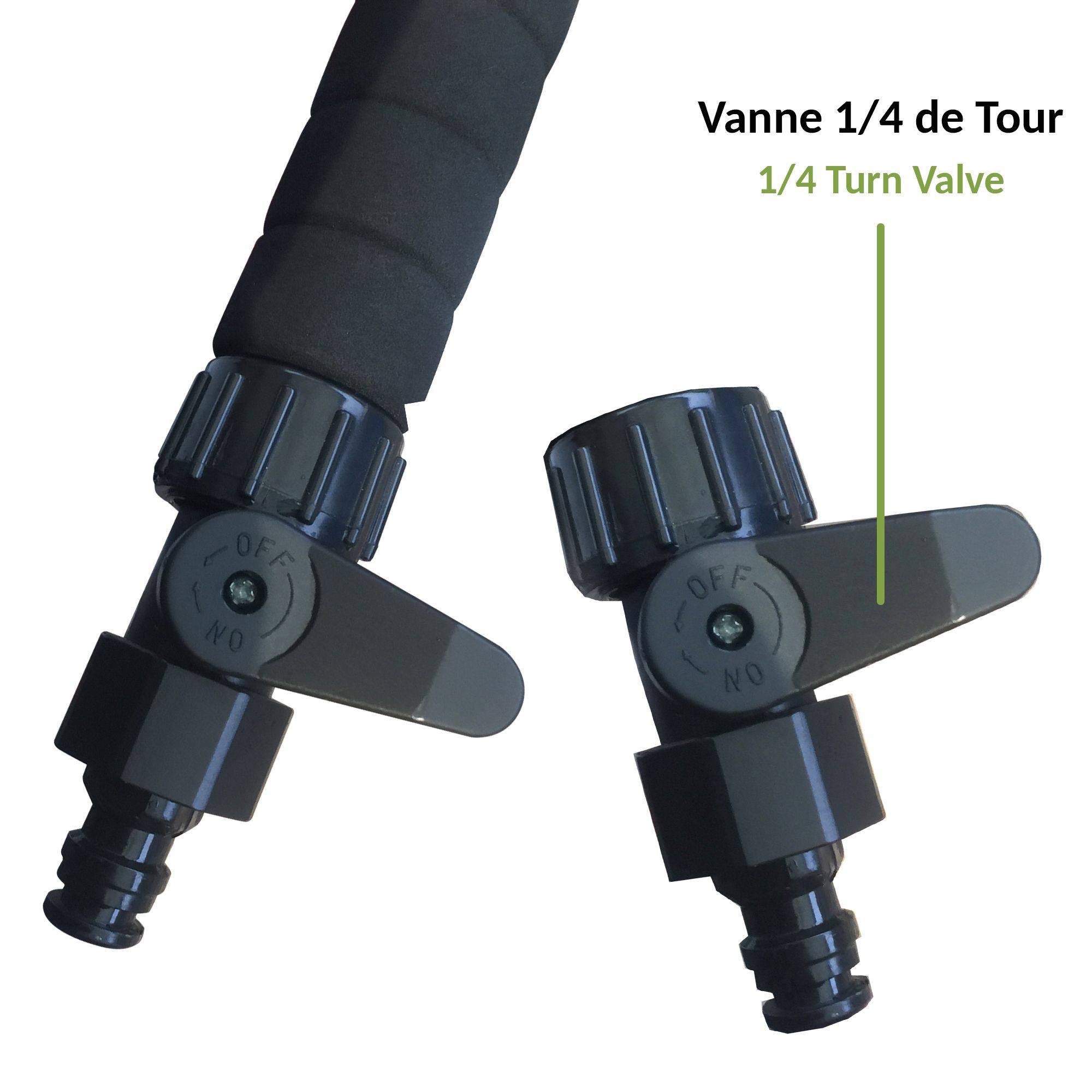 Lance de Nettoyage pour Gouttière Manche Télescopique 3,5 m Buse Coudée et Orientable - Image 4