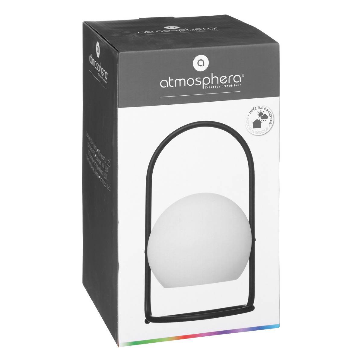 Lampe d extérieur "Pia" noir H29cm ATMOSPHERA CREATEUR D'INTERIEUR - Imagen 2