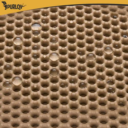 Tapis pour bac à litière Purlov 75 x 55 cm beige double couche en mousse EVA alvéolée - Image 7