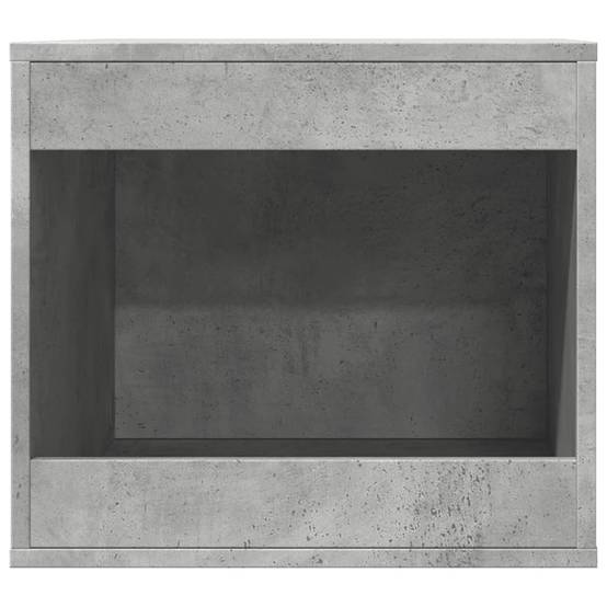 Meuble de bac à litière bois d'ingénierie gris béton 59 x 47 x 42 cm - PANGIVO - Image 4