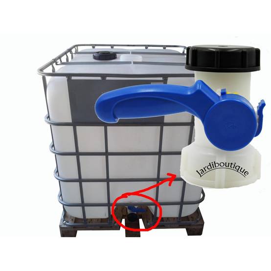 Fitt - Vanne pour cuve IBC 1000 litres 2 pouce 60 mm - Image 2