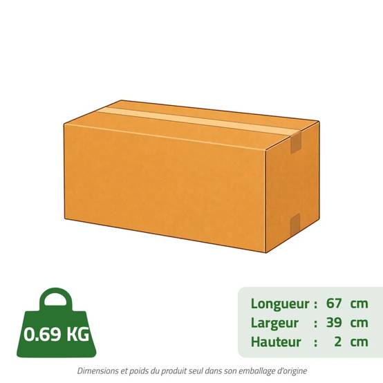 Ribimex - Bâche EcoPlatinium opaque 2x3 m 90 g/m2 - Image 4
