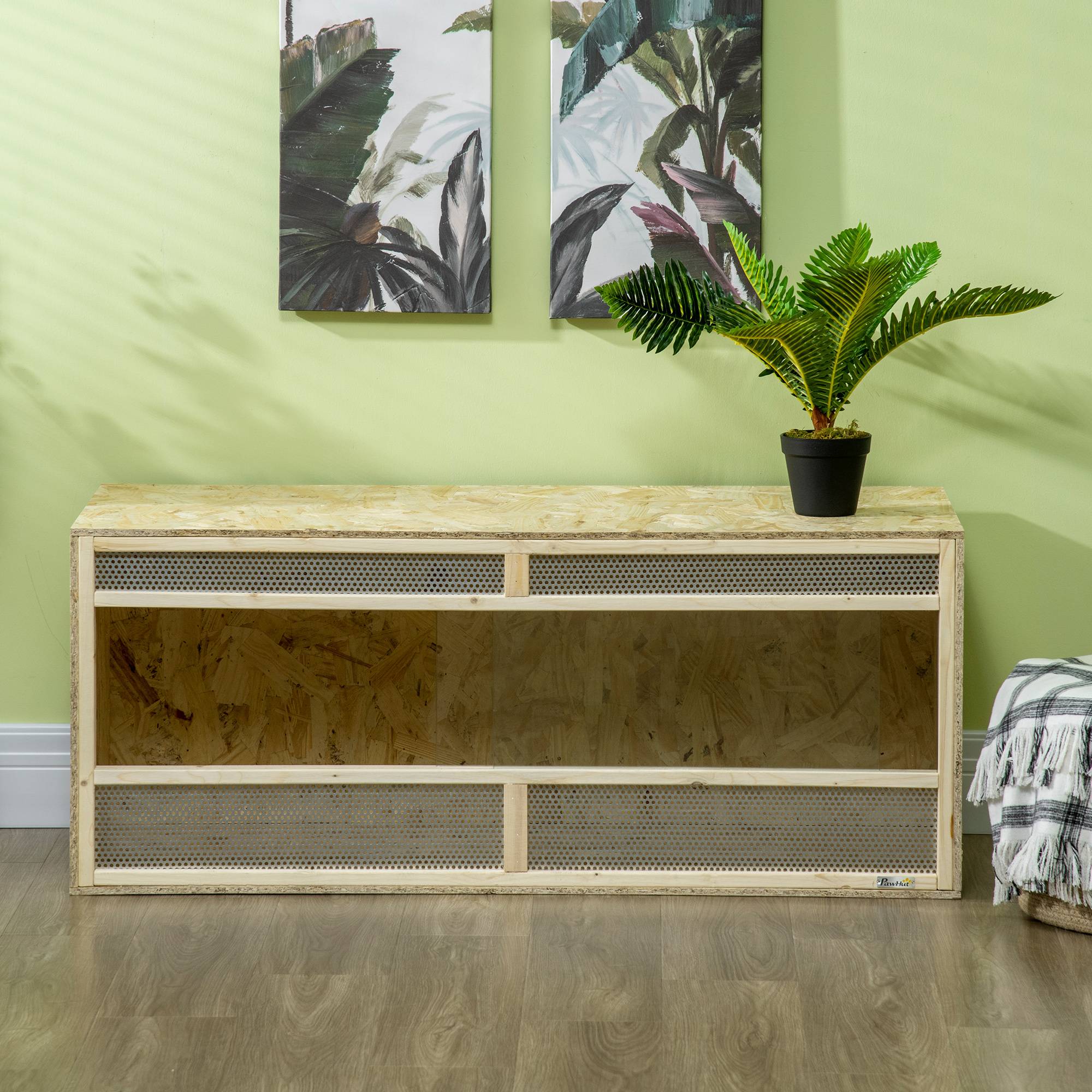 Terrarium bois OSB naturel 120 x 50 x 50 cm - PANGIVO - Image 10