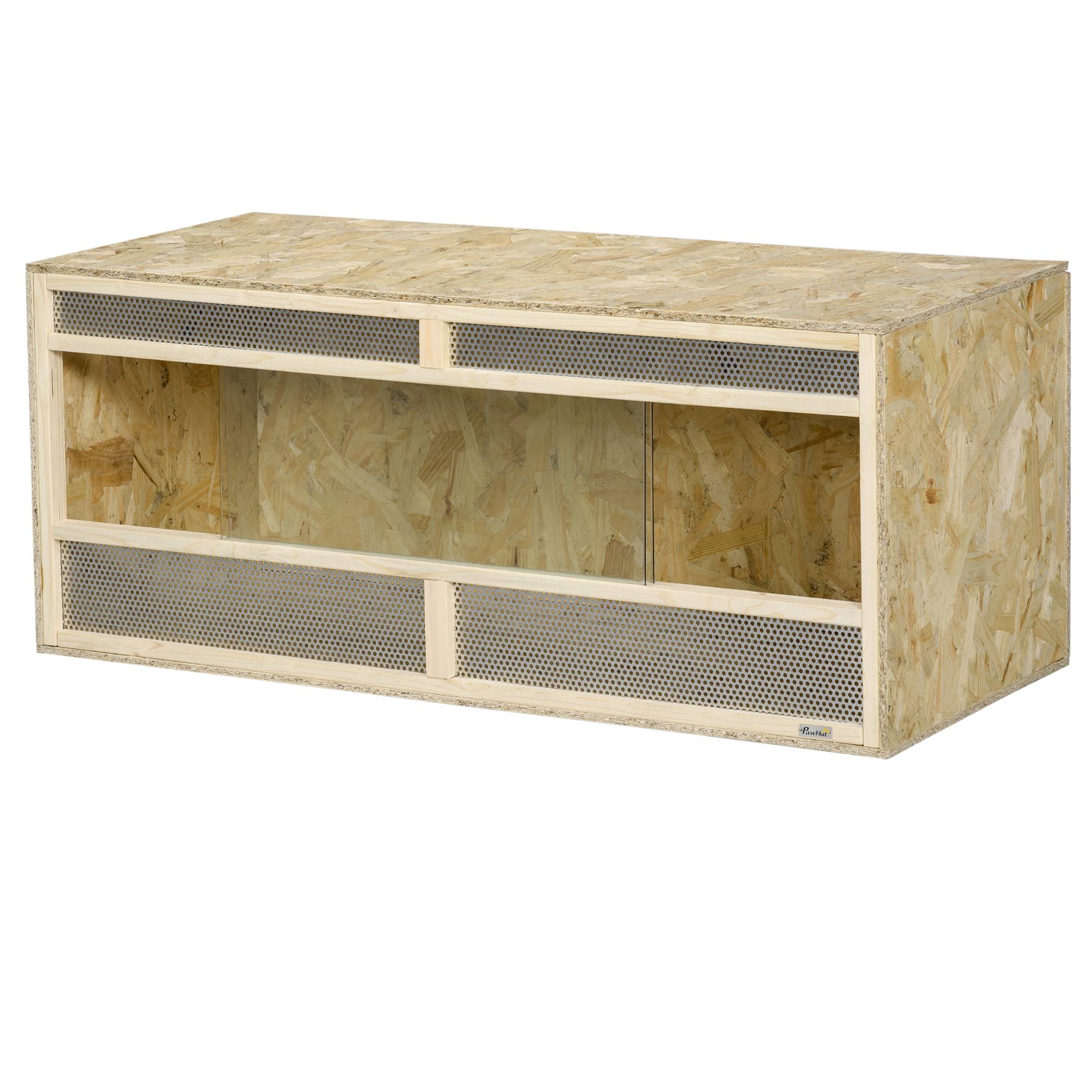 Terrarium bois OSB naturel 120 x 50 x 50 cm - PANGIVO - Image 2