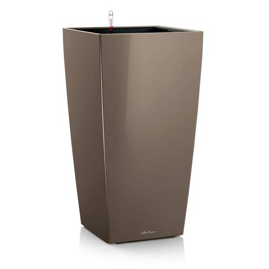 Lechuza - Cubico Premium 22 - kit complet, taupe brillant 41 cm Lechuza - Imagen 1