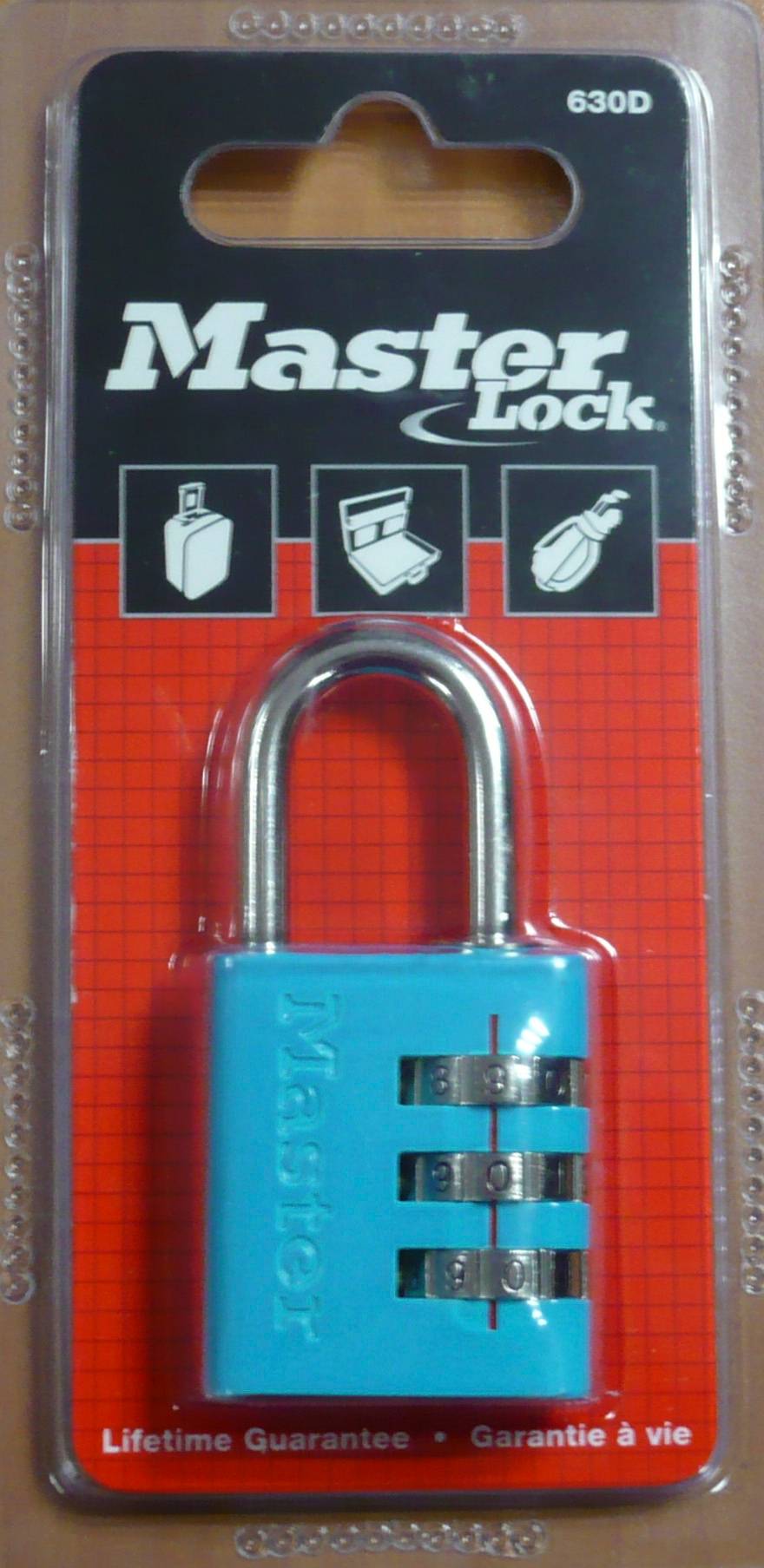 Master Lock - Cadenas à combinaison MASTER LOCK aluminium, l.30 mm - Image 7