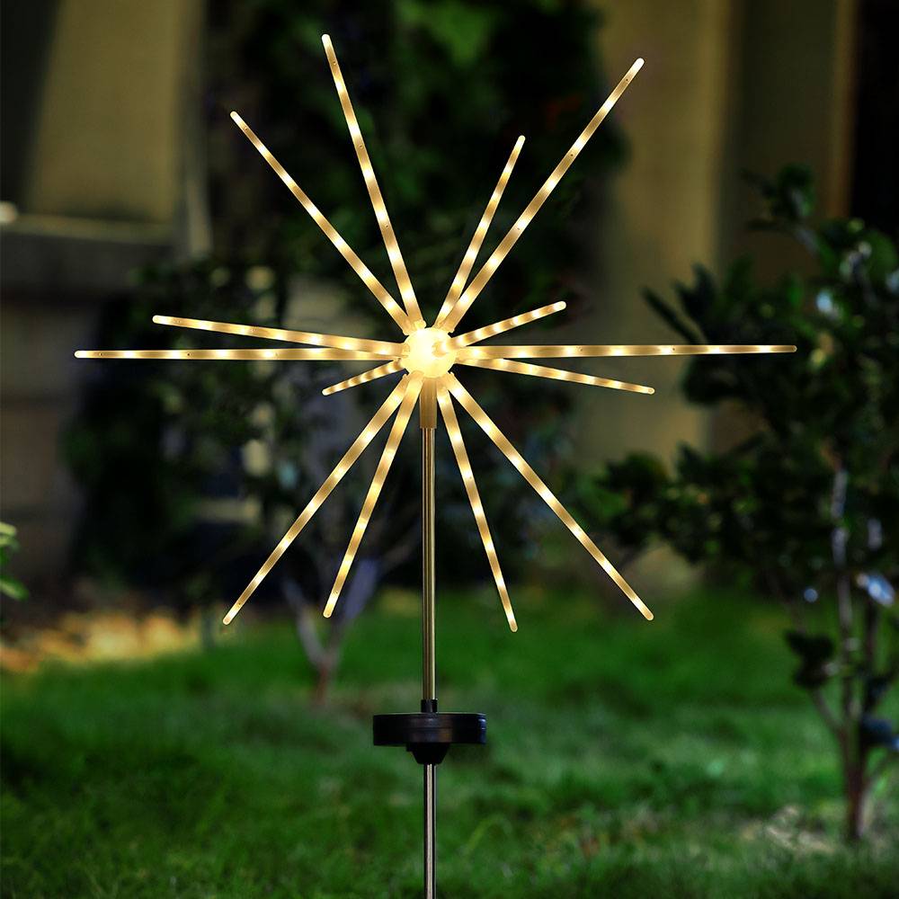 Lampe feu d'artifice solaire Unité Blanc - Imagen 4