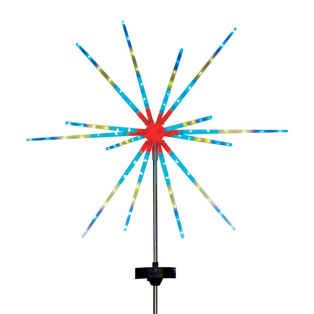 Lampe feu d'artifice solaire Unité Blanc - Imagen 1