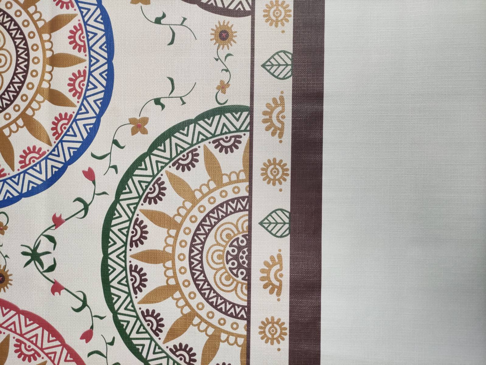 Nappe Composition PVC Base Polyester Anti-taches Soleil Lavant Taille 140X200 CM - Imagen 3
