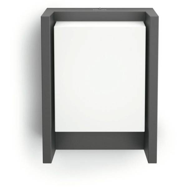 Philips - Applique murale - PHILIPS - Arbour - Éclairage extérieur - Lumiere blanche chaude - Large - IP44 - Image 1
