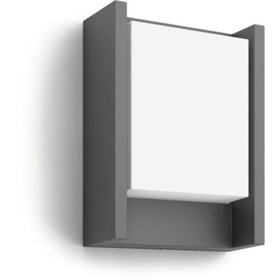 Philips - Applique murale - PHILIPS - Arbour - Éclairage extérieur - Lumiere blanche chaude - Large - IP44 - Image 3
