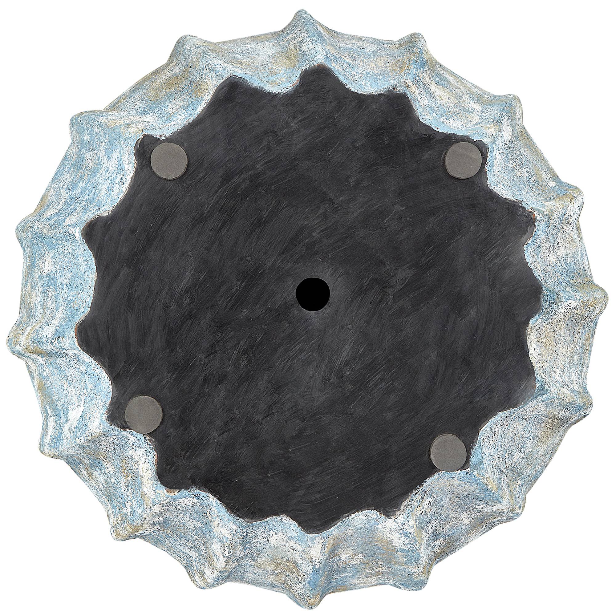 Beliani - Cache-pot d'extérieur Terre cuite Bleu OSTRYA - Beliani - Imagen 6