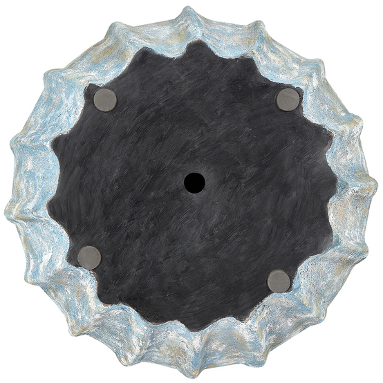 Cache-pot d'extérieur Terre cuite Bleu OSTRYA - Beliani - Image 4
