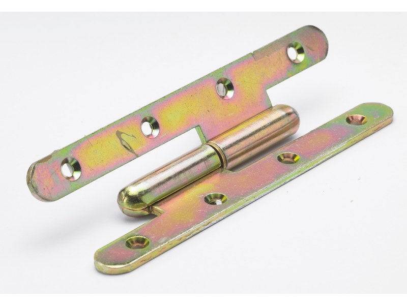 Paumelle droite Acier Pour Fenêtre Hettich, L.110x55mm
