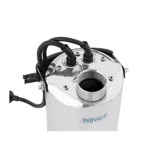 Pompe immergée pompe de puits submersible refoulement - 6000 L/h - 370 Watts - acier inoxydable - Image 5
