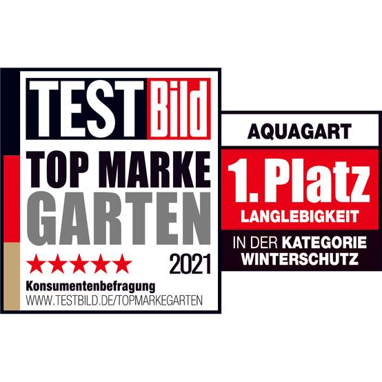 Aquagart - 10 m² voile de protection hivernale en non-tissé, toile d’hivernage, protection contre le gel 80 g, 1,8 m de large - Image 2