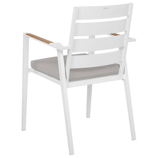 Chaise de jardin Aluminium Gris TAVIANO - Beliani - Image 7