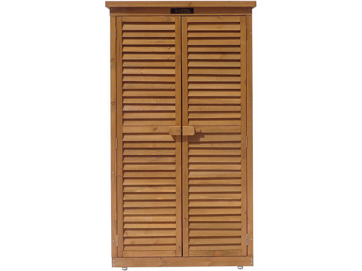 Habitat Et Jardin - Armoire De Jardin "space" - 87 X 46.5 X 160 Cm - Marron -habitat Et Jardin - Image 2