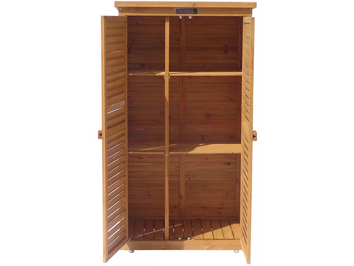 Habitat Et Jardin - Armoire De Jardin "space" - 87 X 46.5 X 160 Cm - Marron -habitat Et Jardin - Image 3