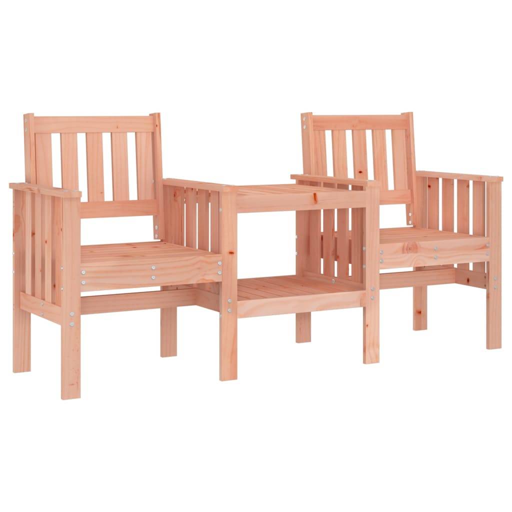 Maison Chic - Banc de jardin - Banc d'extérieur - Banquette avec table 2 places bois massif de douglas - Imagen 1