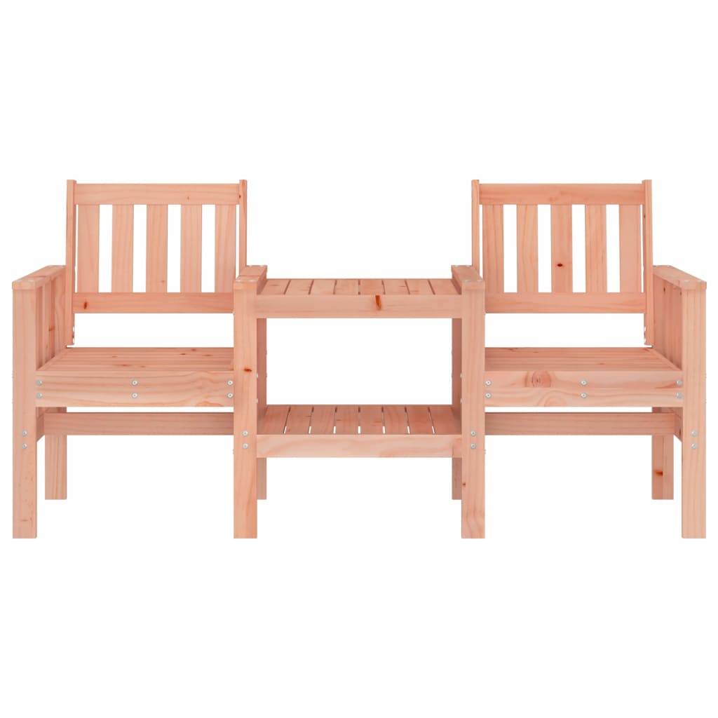 Maison Chic - Banc de jardin - Banc d'extérieur - Banquette avec table 2 places bois massif de douglas - Imagen 3