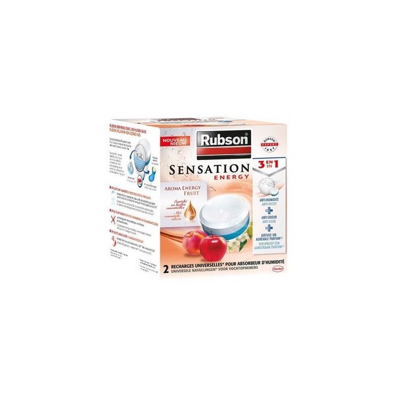 Rubson - 2 x recharges pour absorbeur d?humidité 3en1 lavande 2091195 Rubson - Image 2